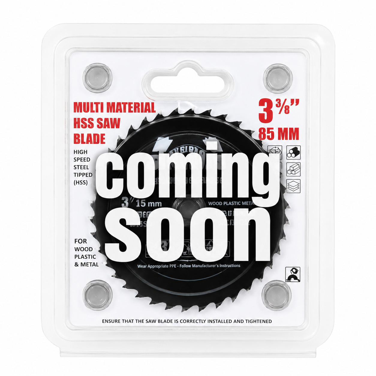 85mm Multi-Material HSS Circular Saw Blade – 44 Tooth – Wood, Plastic & Non-Ferrous Metal Cutting