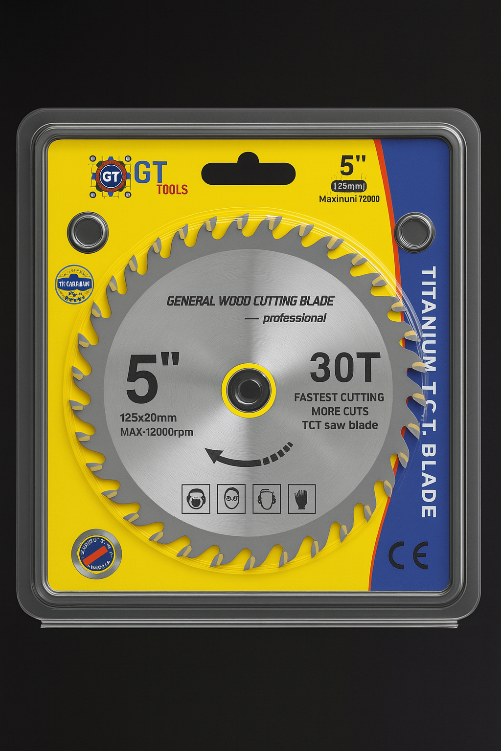 TCT Circular Wood Saw Blade 125mm (5 inch) x 20mm x 30T