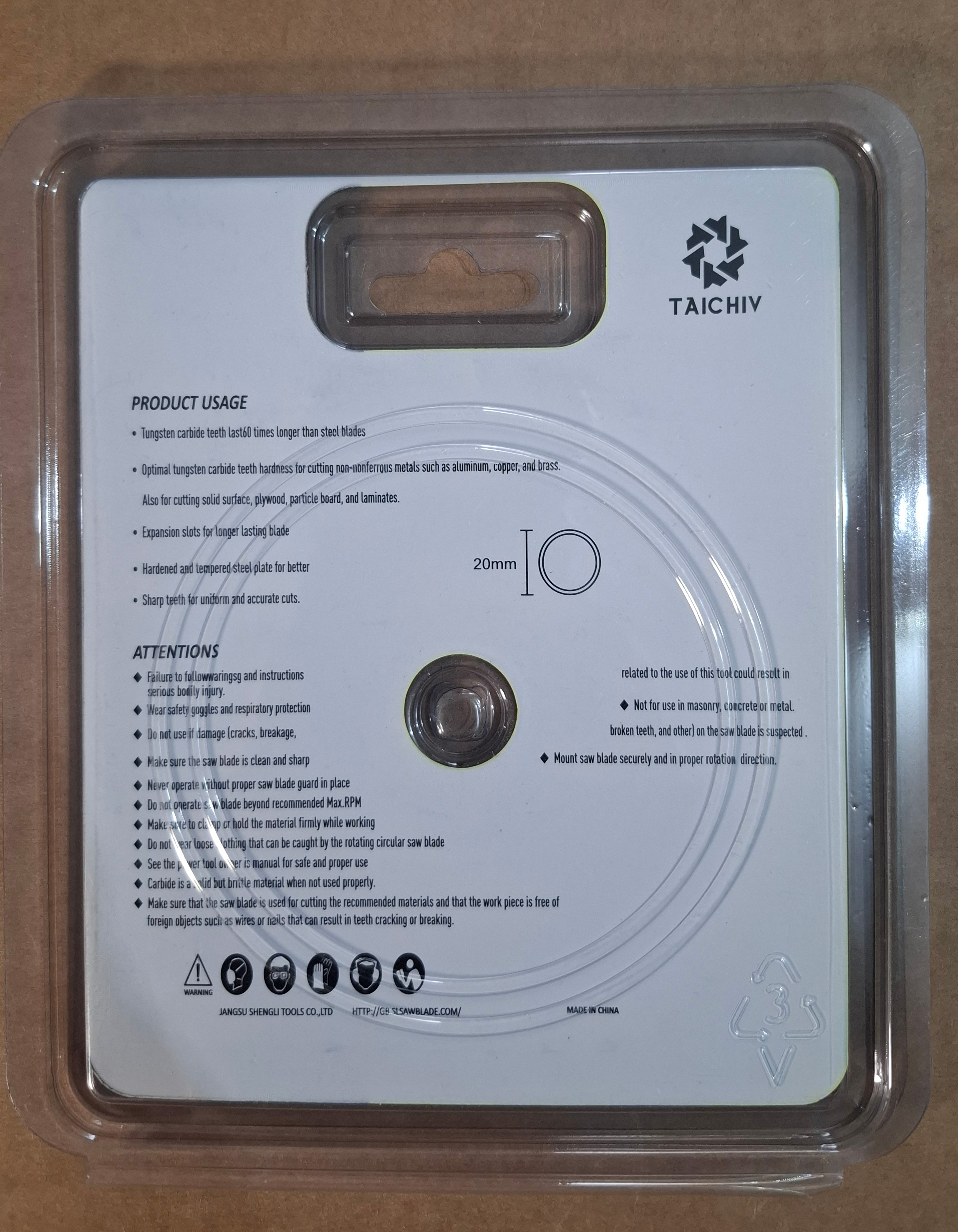 115mm Circular Saw Blade - Bore 22.2 / 20mm - 40 Teeth