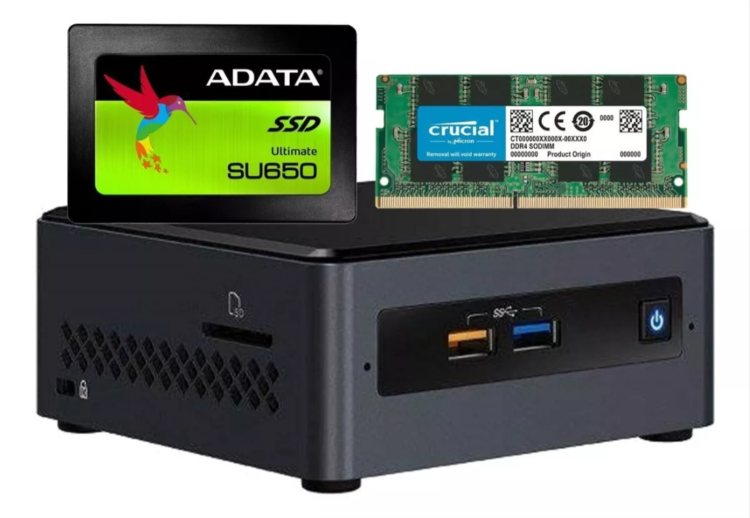 Mini Pc Intel Nuc Celeron J4025 Memoria RAM 8gb SSD 240gb