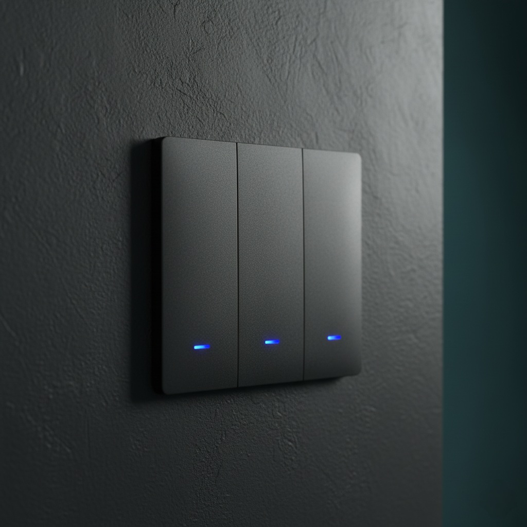 Modern Triple Light Switch