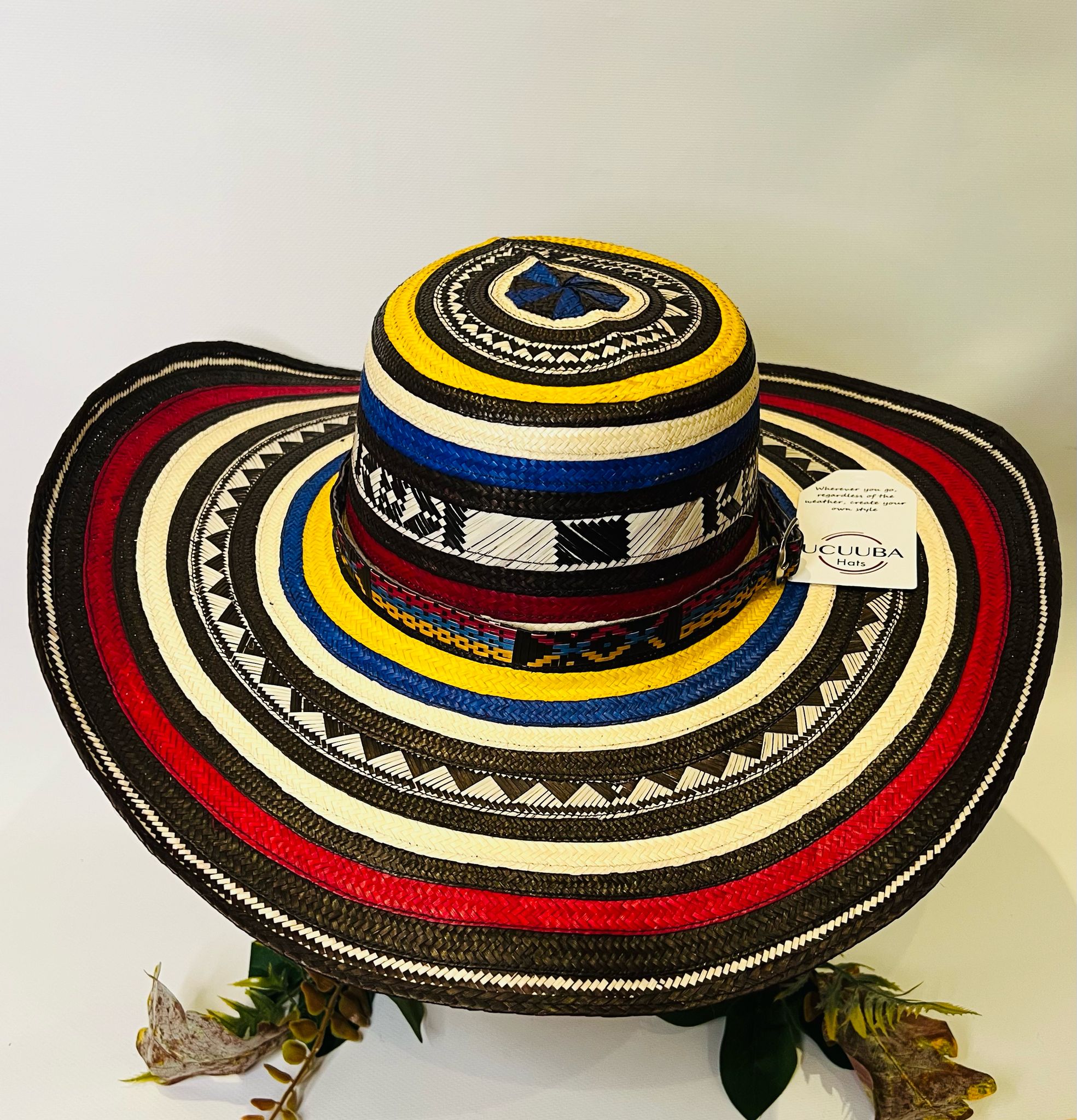 Sombrero Vueltiao Tradicional Colombiano | Traditional Colombian Vueltiao Hat