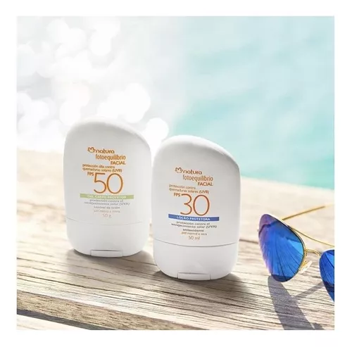 Bloqueador Facial Fotoequilibrio SPF 50 Natura | Fotoequilibrio Facial Sunscreen SPF 50 Natura
