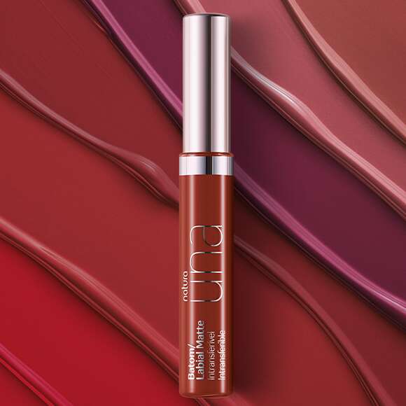 Labiales Matte Intransferibles UNA Natura | Non-transfer Matte Lipsticks UNA Natura