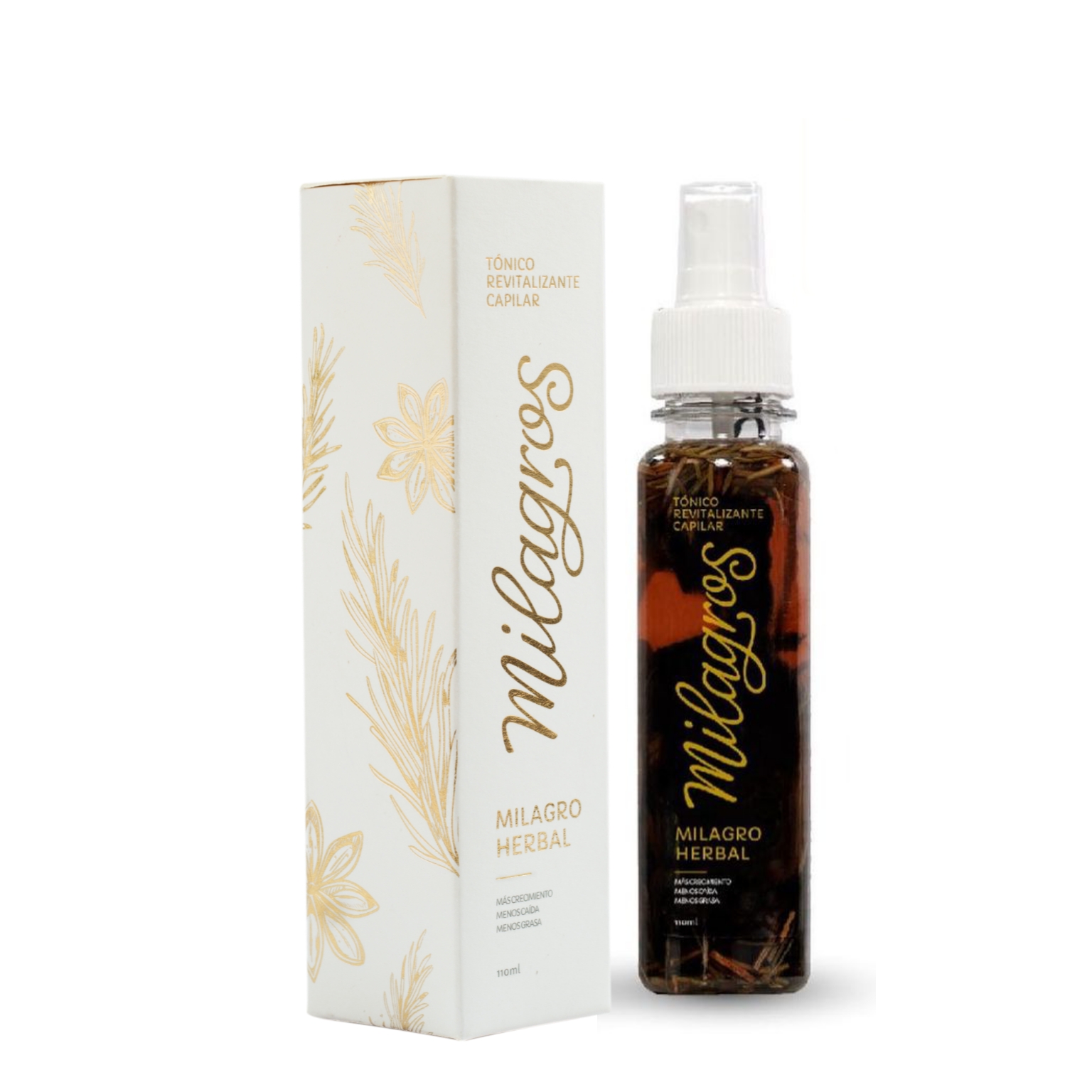Tónico Revitalizante Capilar Milagros Herbal | Milagros Hair Tonic Revitalizing Herbal (110ml)