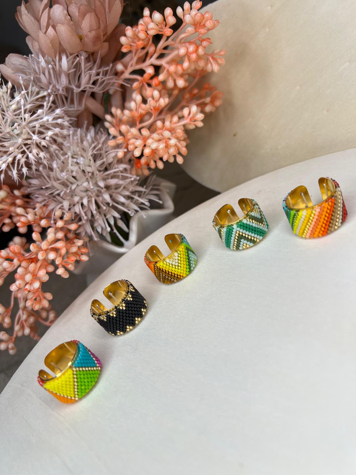 Anillos Coloridos Miyuki | Colorful Miyuki Rings