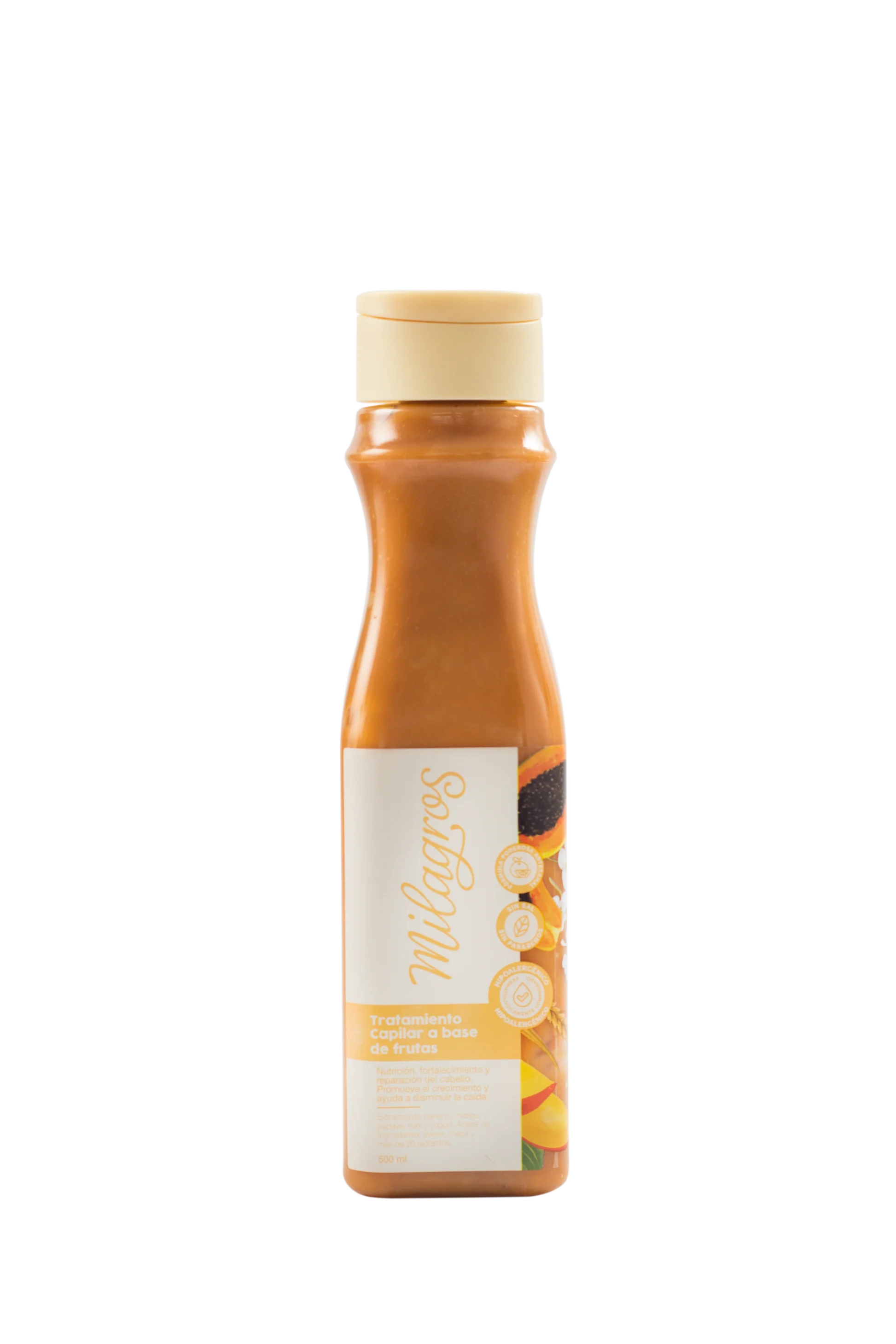 Tratamiento Capilar a base de Frutas Milagros | Fruit-Based Hair Treatment Milagros (500ml)