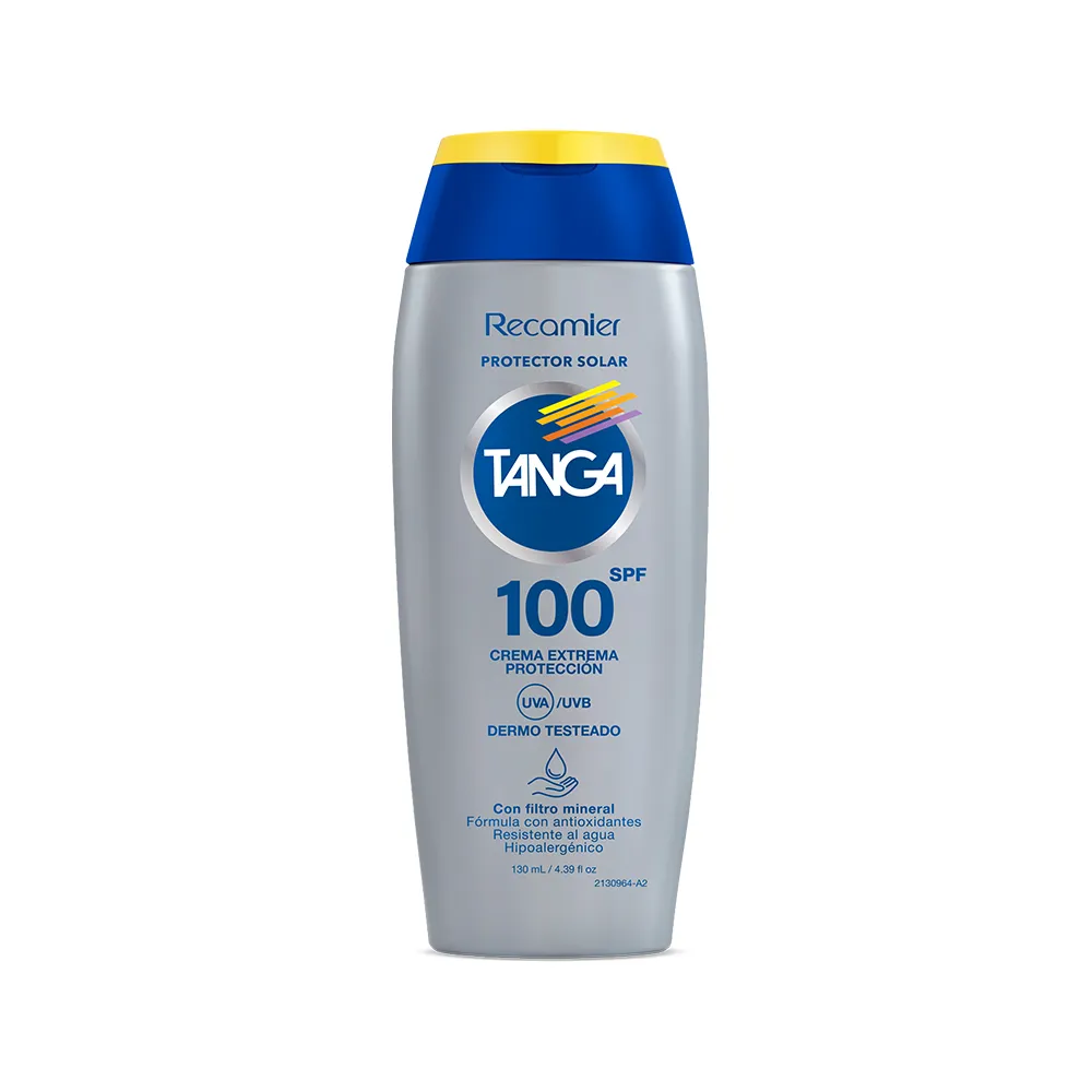 Bloqueador Solar Tanga SPF 100 | Recamier Tanga SPF 100 Sunscreen (220ml)