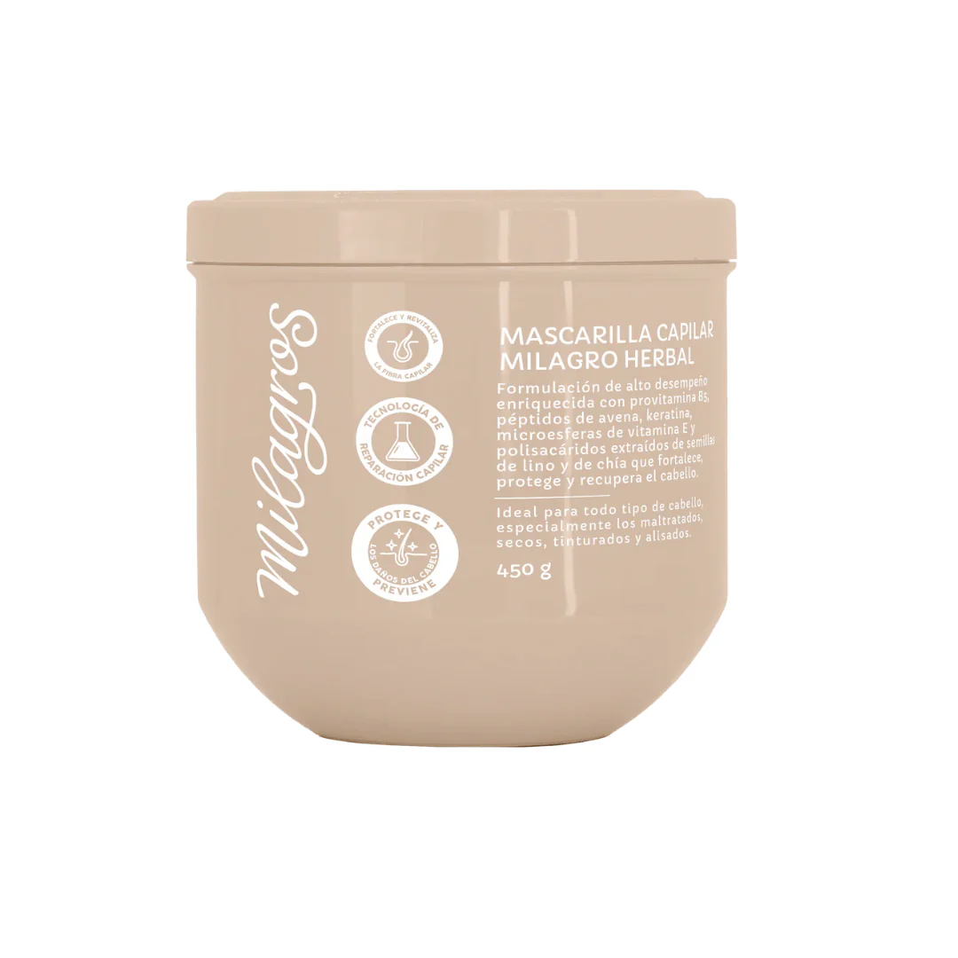 Milagros Mascarilla Herbal Capilar | Milagro Herbal Hair Mask (450ml)