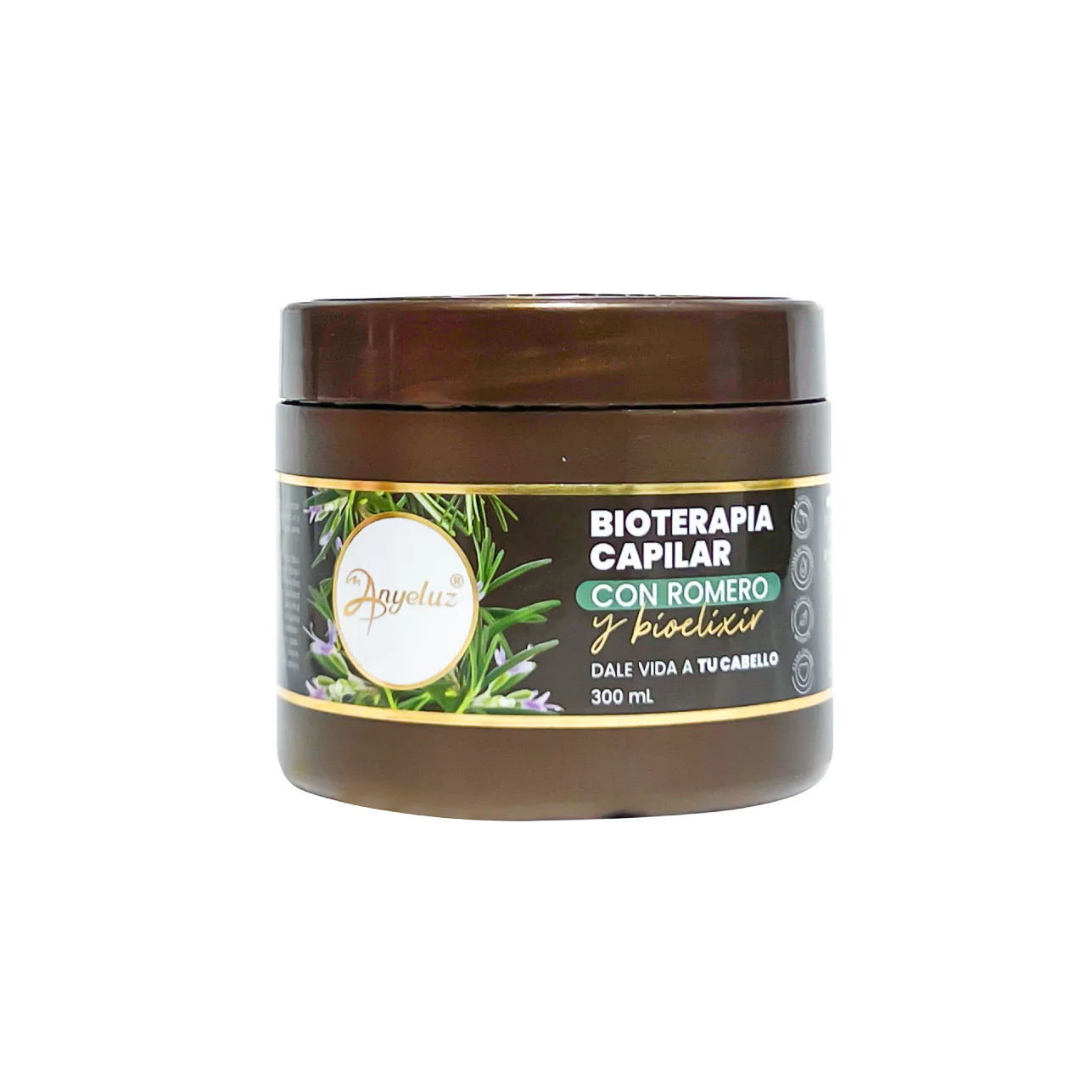 Bioterapia Capilar Con Romero y Bioelixir Anyeluz | Hair Biotherapy with Rosemary and Bioelixir Anyeluz (300ml)