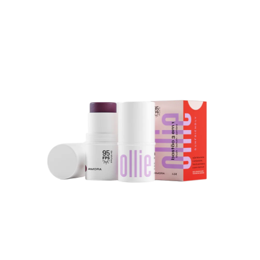 Rubor, Sombra & Labial, Barra 3 en 1 Ollie | Ollie 3 in 1 Blush, Eyeshadow and Lipstick Bar (4.5g)