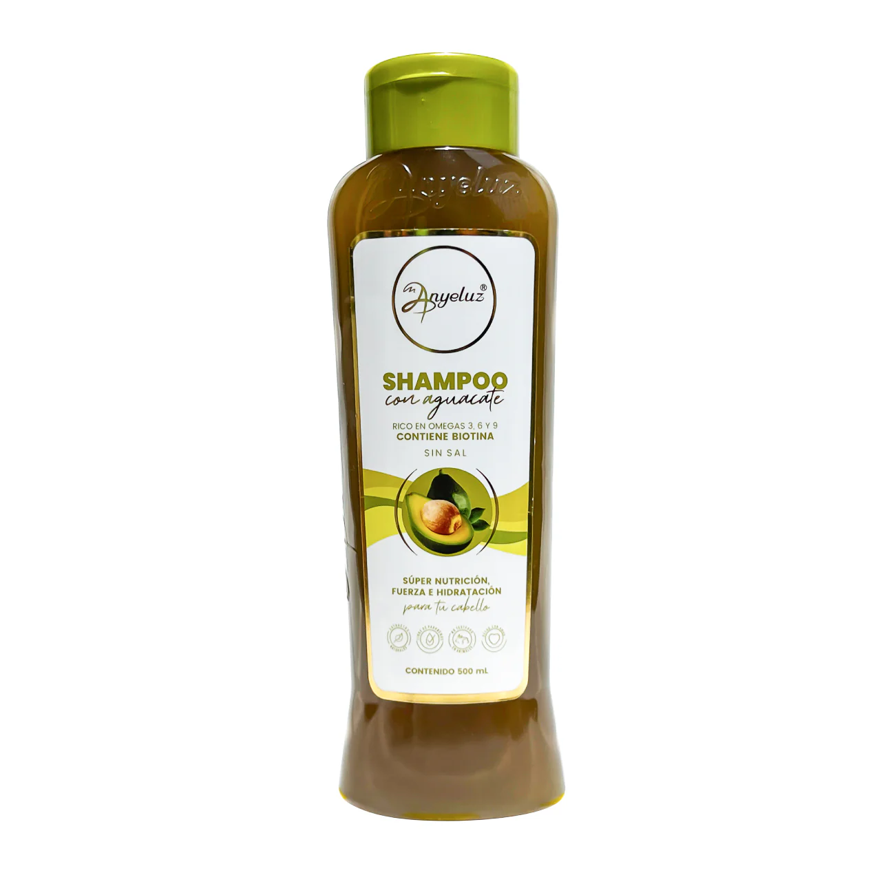 Shampoo con Aguacate Anyeluz | Avocado Shampoo Anyeluz (500ml)