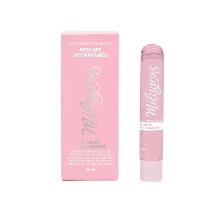 Milagros Tratamiento Capilar Rescate Instantáneo El Elixir Revitalizante | Miracles Instant Rescue Hair Treatment: The Revitalizing Elixir