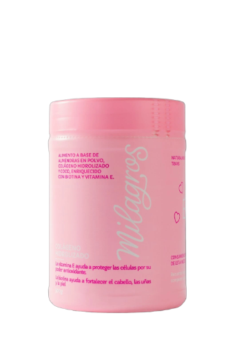 Milagros Colageno Hidrolizado con Stevia | Milagros Hydrolyzed Collagen with Stevia (500g)