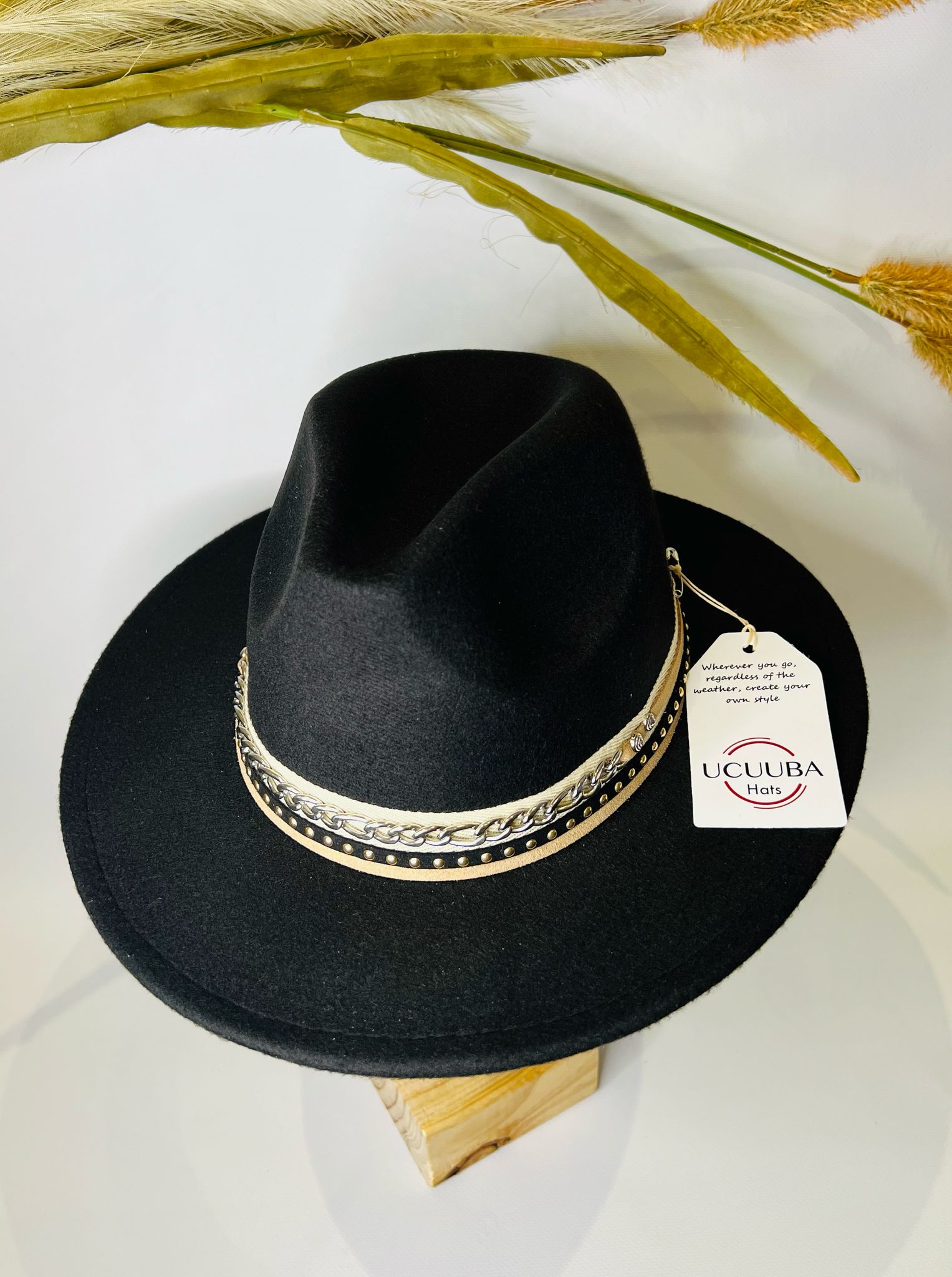 Sombrero Fedora Negro | Black Fedora Hat