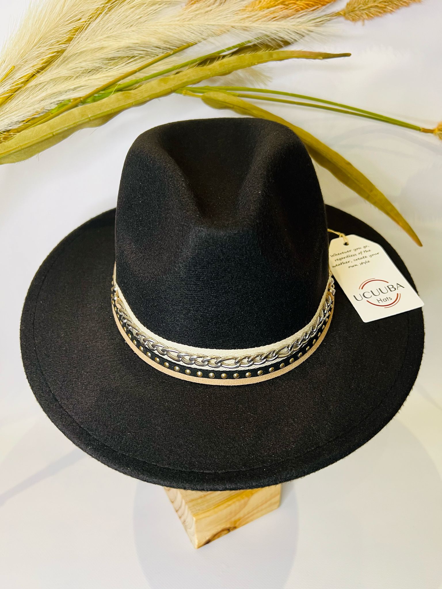 Sombrero Fedora Negro | Black Fedora Hat
