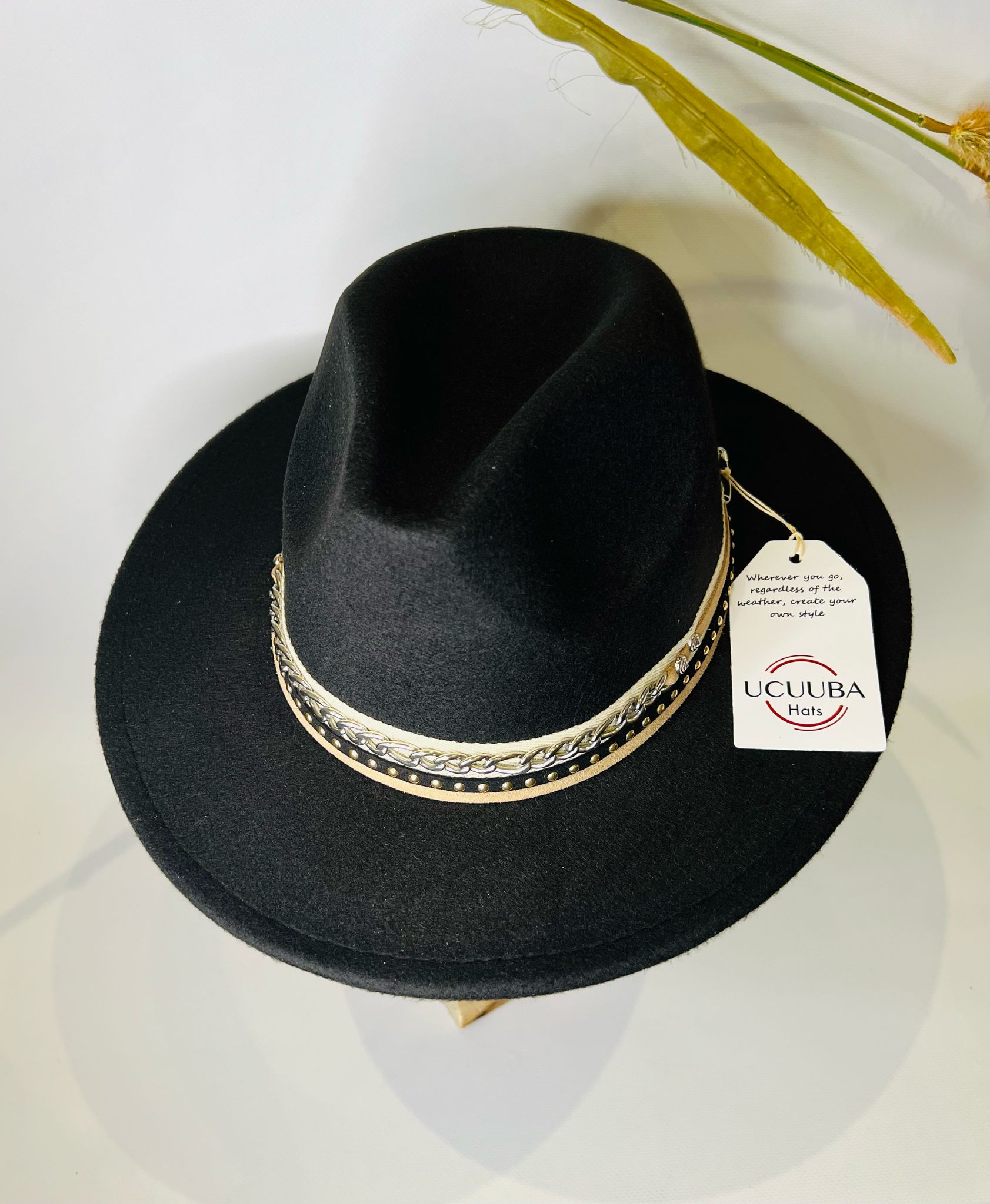 Sombrero Fedora Negro | Black Fedora Hat