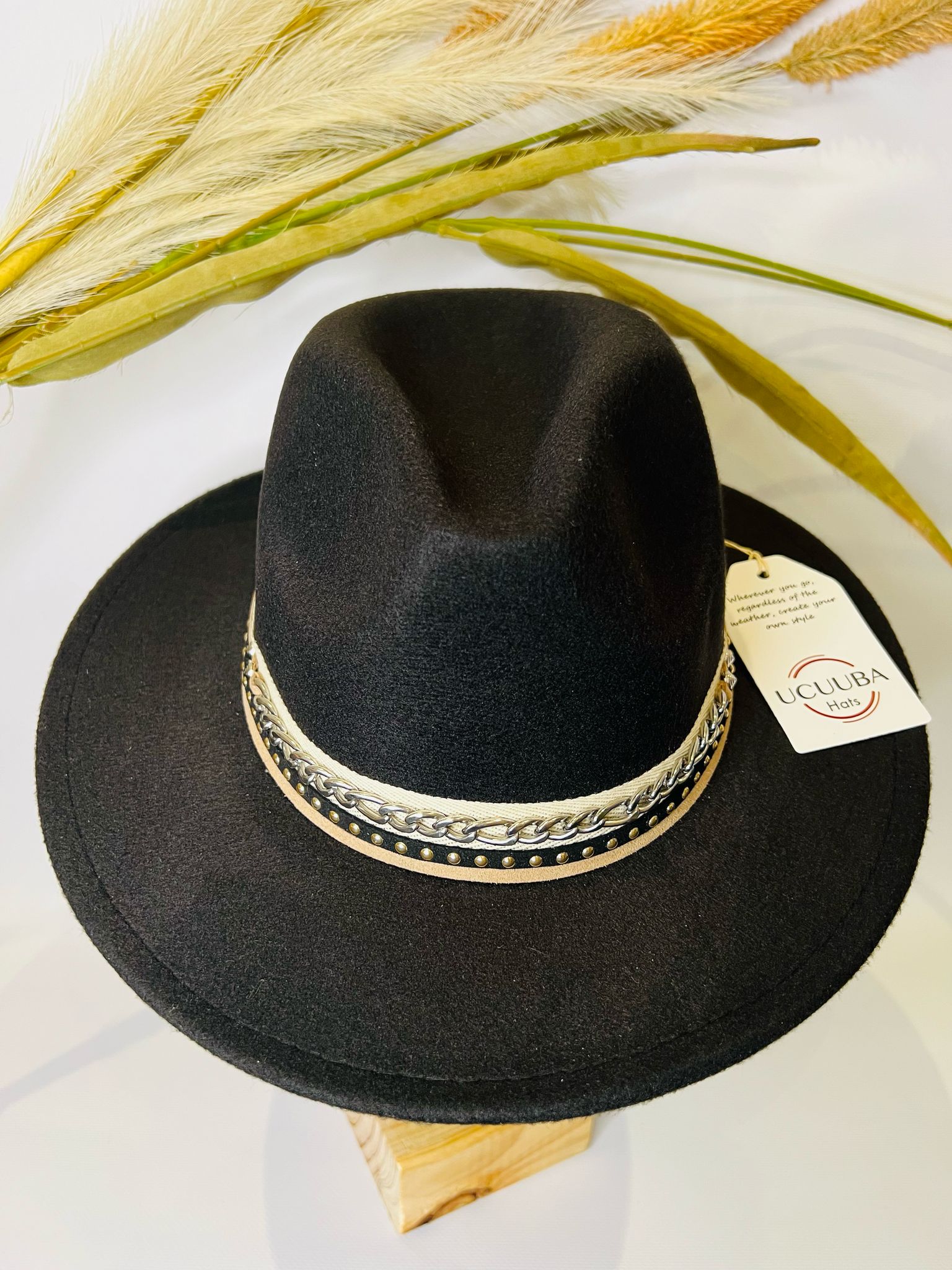 Sombrero Fedora Negro | Black Fedora Hat