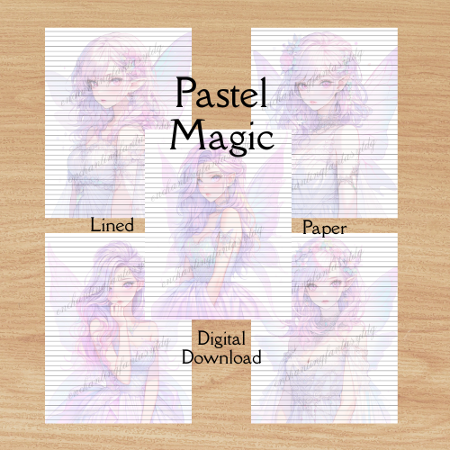 Pastel Magic Lined Paper