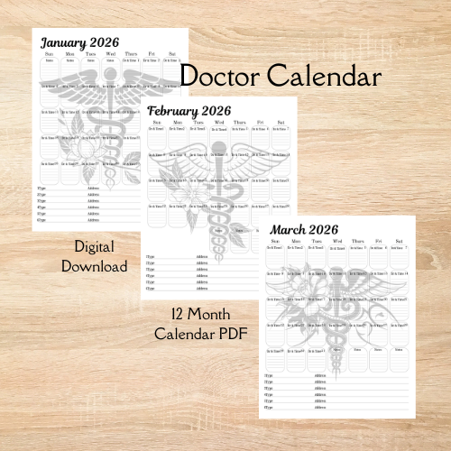 Doctor Calendar 2026