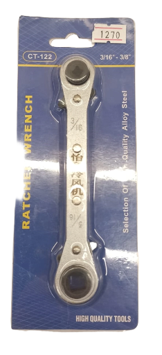 Llave Cricket para Vástagos Cuadrados de 3/16", 1/4", 5/16" y 3/8"