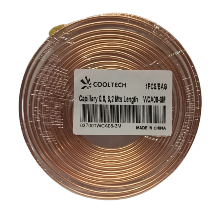 Caño Capilar 0.8mm ROLLO de 3.2 mts