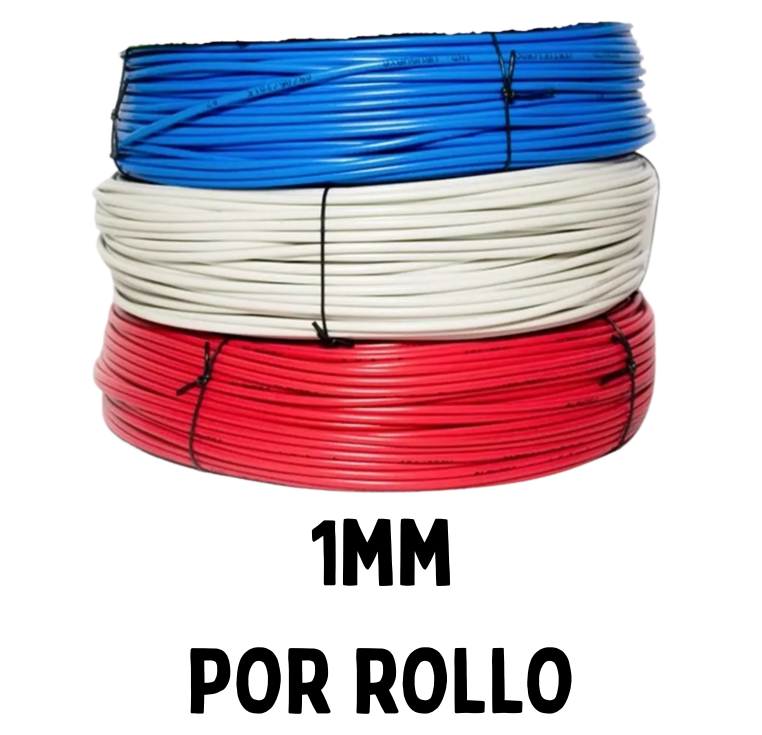 Cable Multifilar 1mm por ROLLO de 100 MT