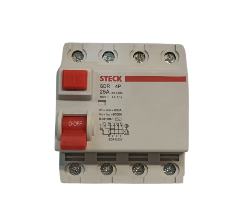 Llave Diferencial TETRAPOLAR 25A STECK