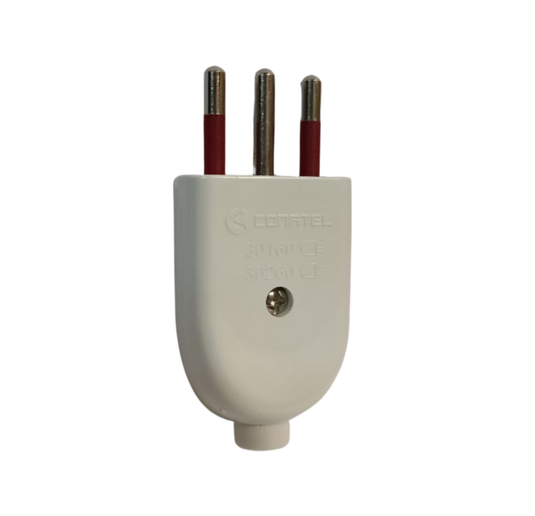 Ficha 3 Patas CONATEL Blanca