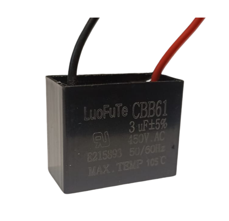 Minicapacitor de 3µF con CABLE