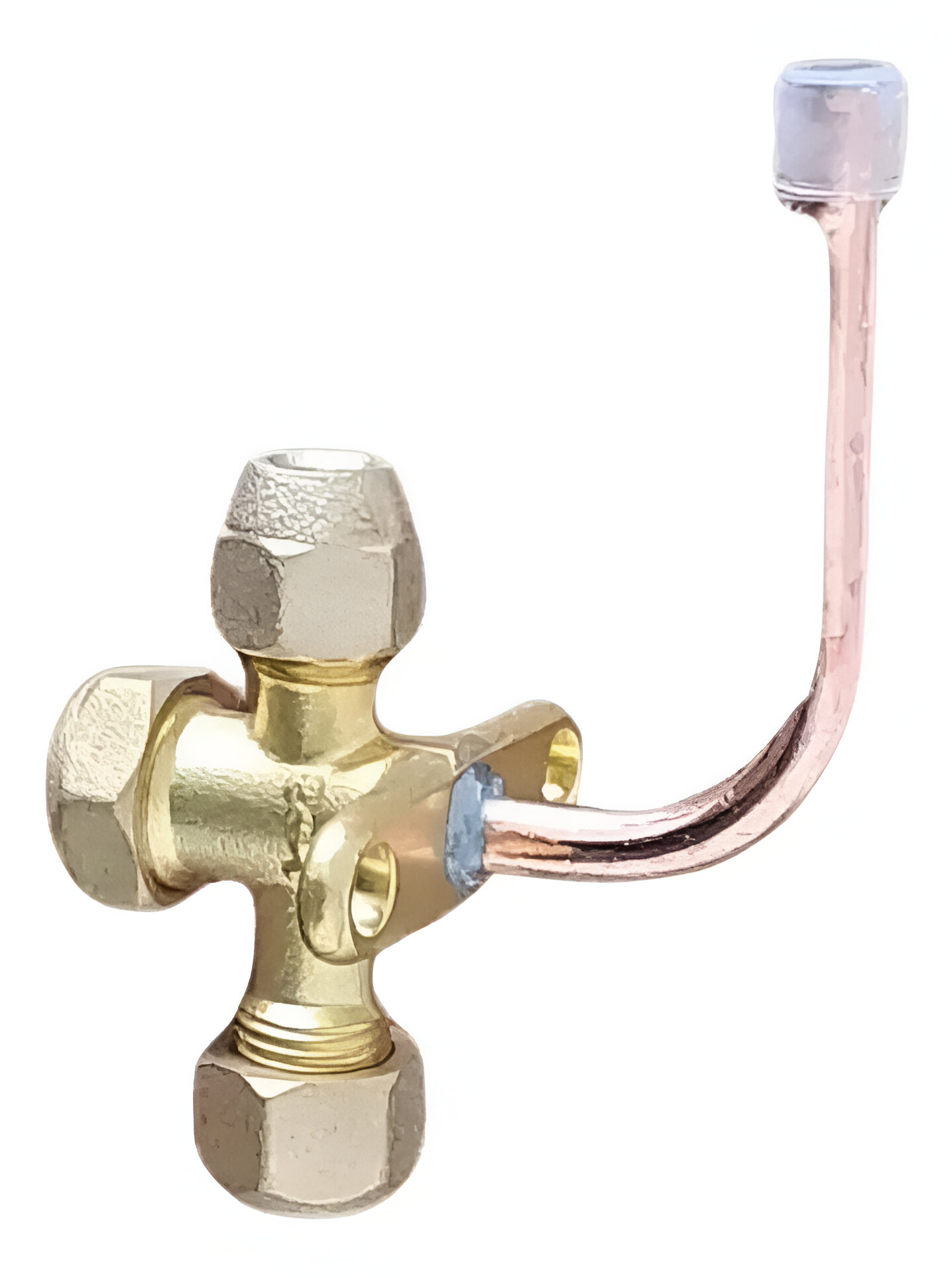 Valvula de Acceso de 1/4" Curva 90°