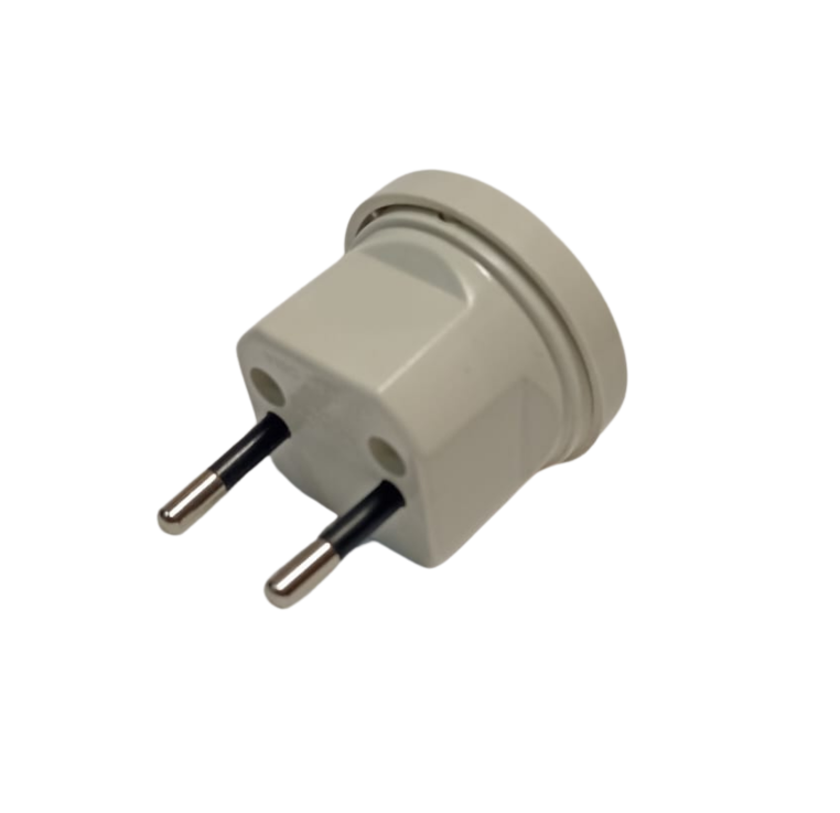 Adaptador 2 Patas Salida Estandar sin Tierra