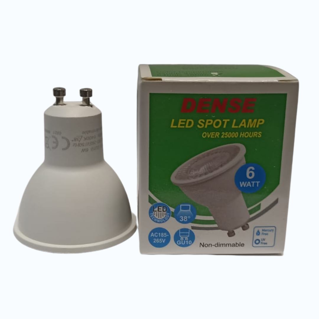 Lampara Dicroica LED de 6W GU10 Fria