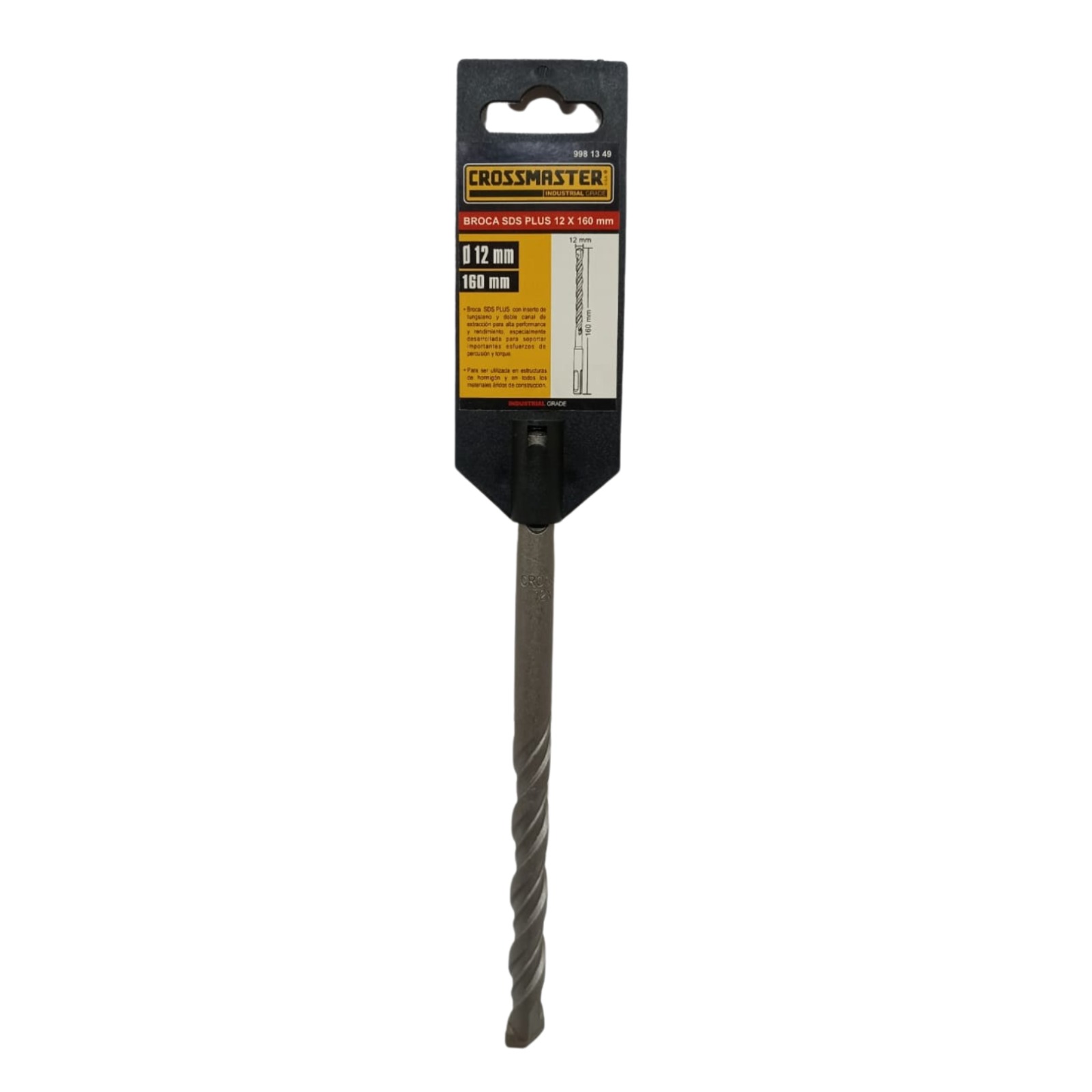 Broca 12 x 160 mm SDS Plus Crossmaster