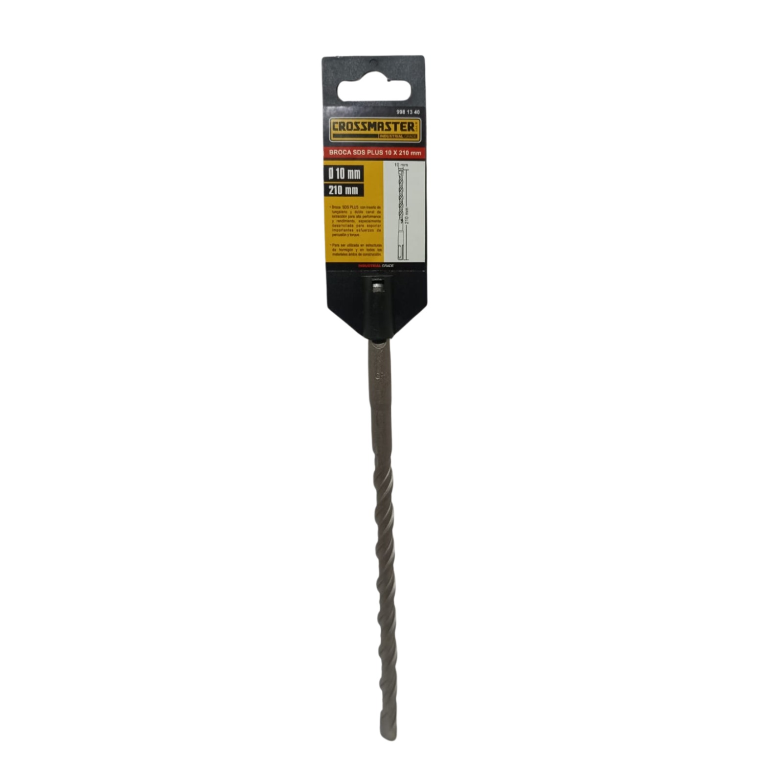 Broca 10 x 210 mm SDS Plus Crossmaster