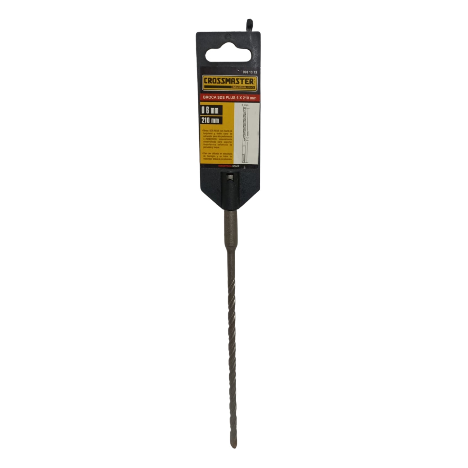 Broca 6 x 210 mm SDS Plus Crossmaster