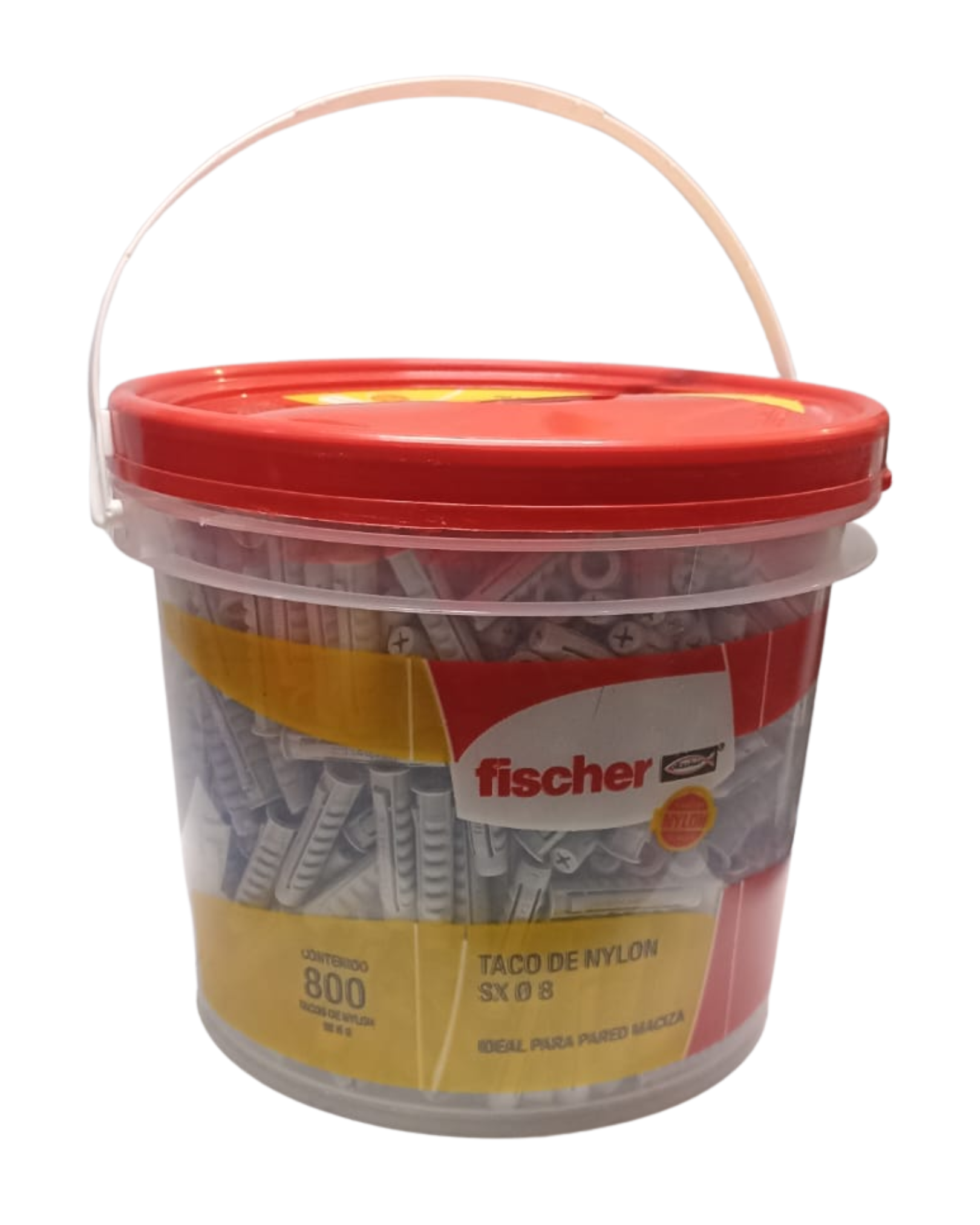Balde de Tacos Universales de 8mm Fischer SX (800 unidades)