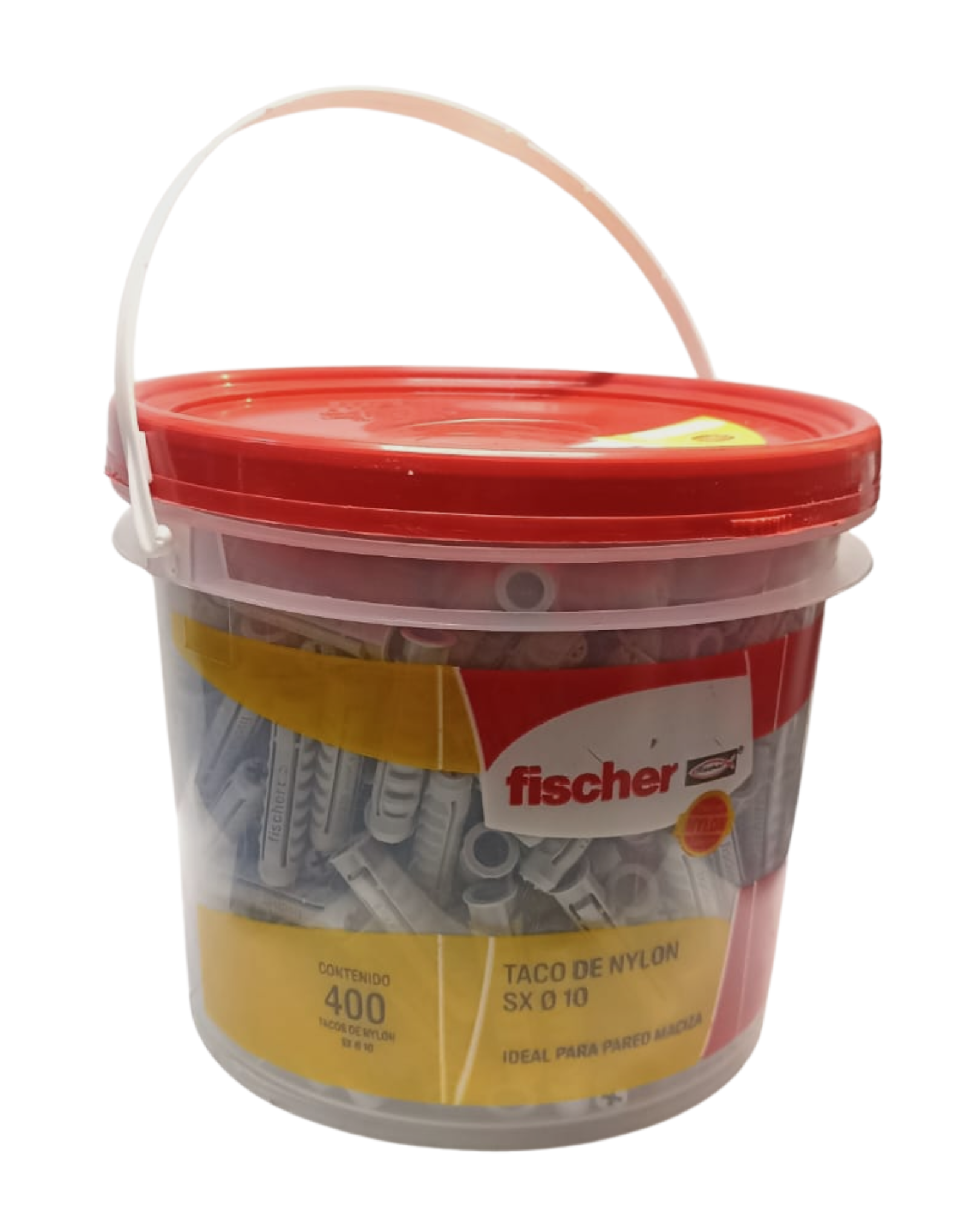Balde de Tacos Universales de 10mm Fischer SX (400 unidades)
