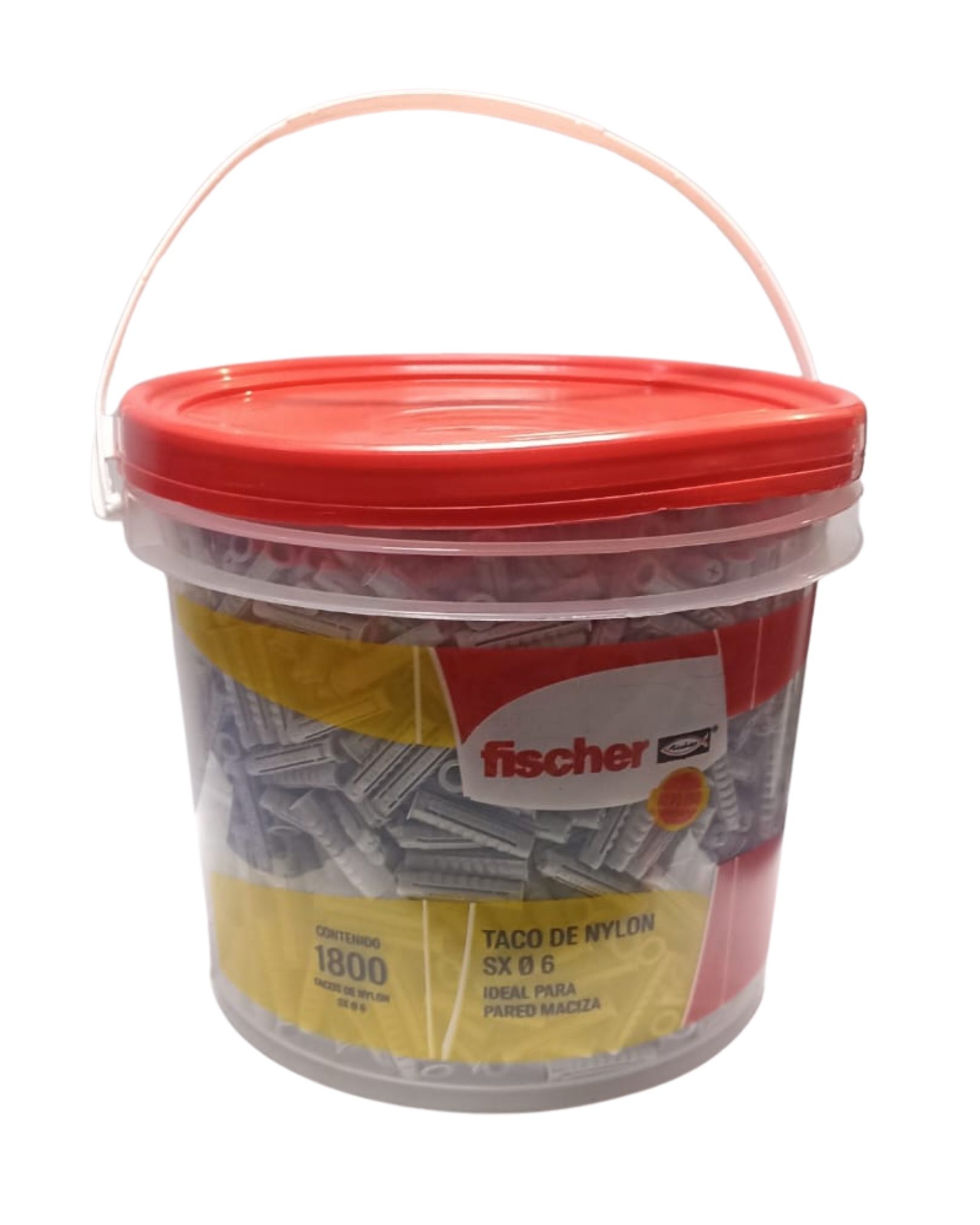 Balde de Tacos Universales de 6mm Fischer SX (1800 unidades)