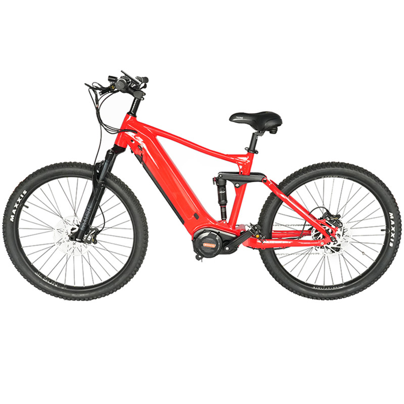Bafang middle drive 1000W motor Mountain electric bike MTB ebike with Rockshox 230*62.5mm rear shock