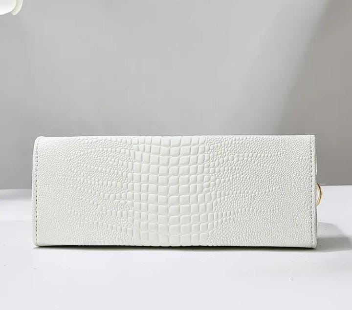 Bolsa de tote de gran capacidad con estampado de cocodrilo de moda