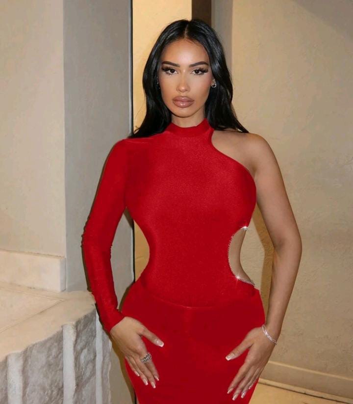 Body rojo de un solo hombro