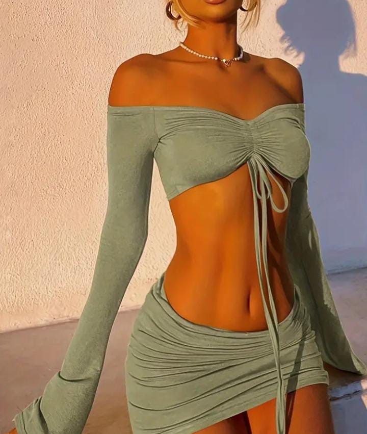 Conjunto corto elegante