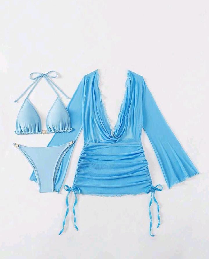 Conjunto de Bikini y Vestido