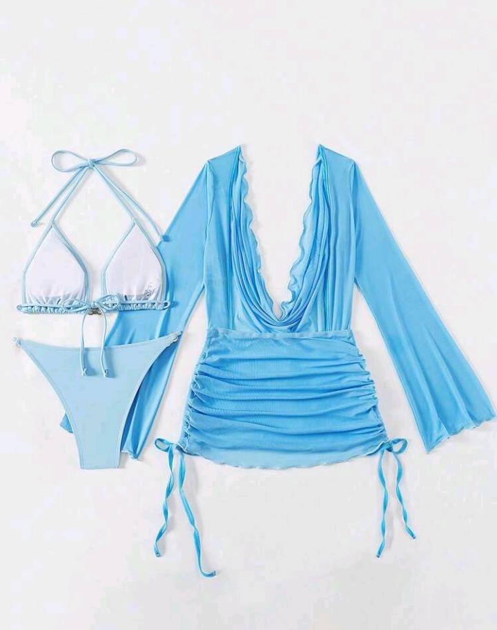Conjunto de Bikini y Vestido