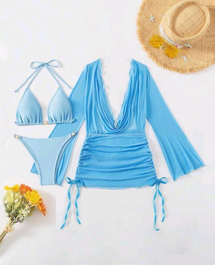 Conjunto de Bikini y Vestido