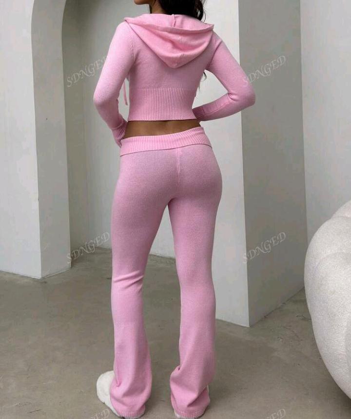 Conjunto deportivo rosado