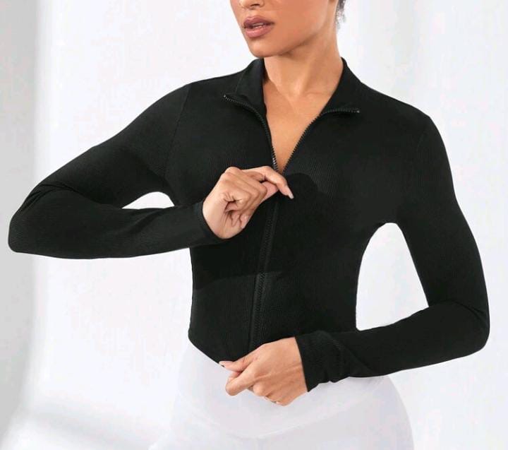 Chaqueta deportiva con cremallera