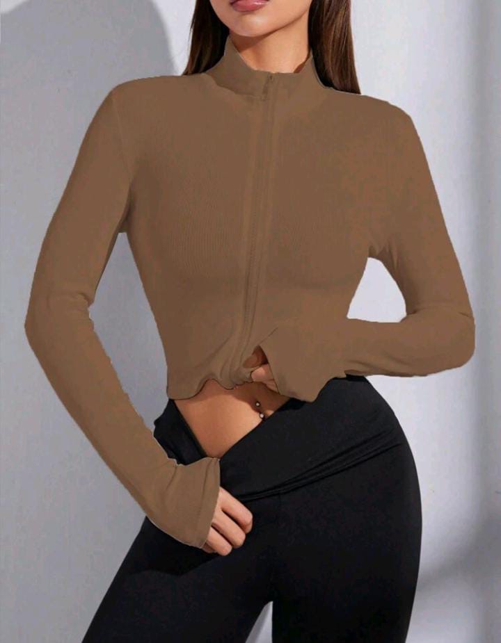 Chaqueta deportiva marrón