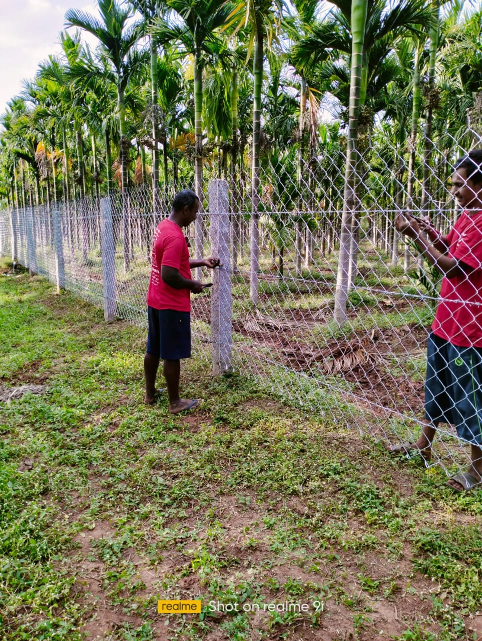CHAINLINK MESH INSTALLATION